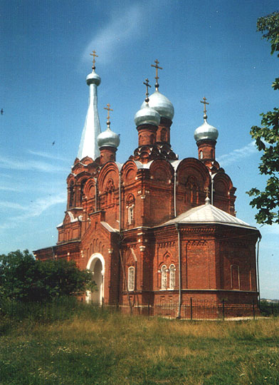Калужская область - Калуга (Козлово). Церковь Тихвинской иконы Пресвятой Богородицы