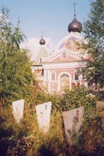 Омск. Православная церковь на Южном кладбище