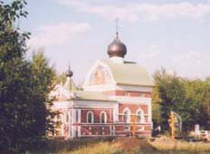 Омск. Православная церковь на Южном кладбище