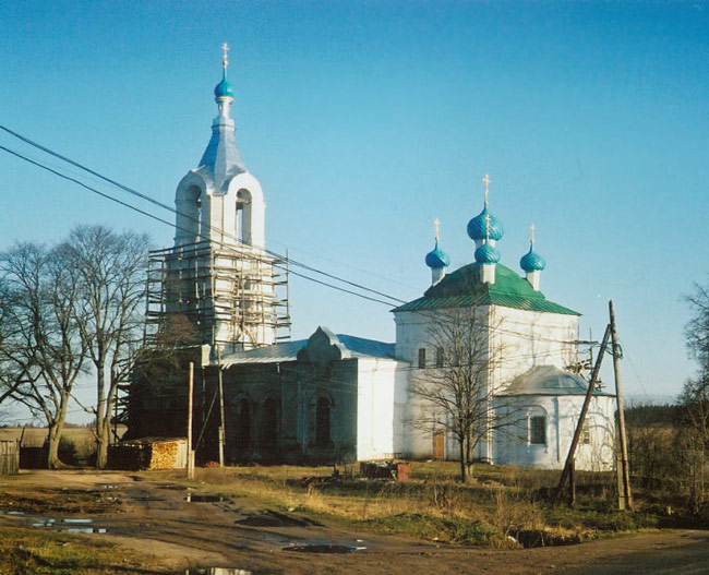 Тверская область - Калязинский район - Поречье. Неизвестная церковь